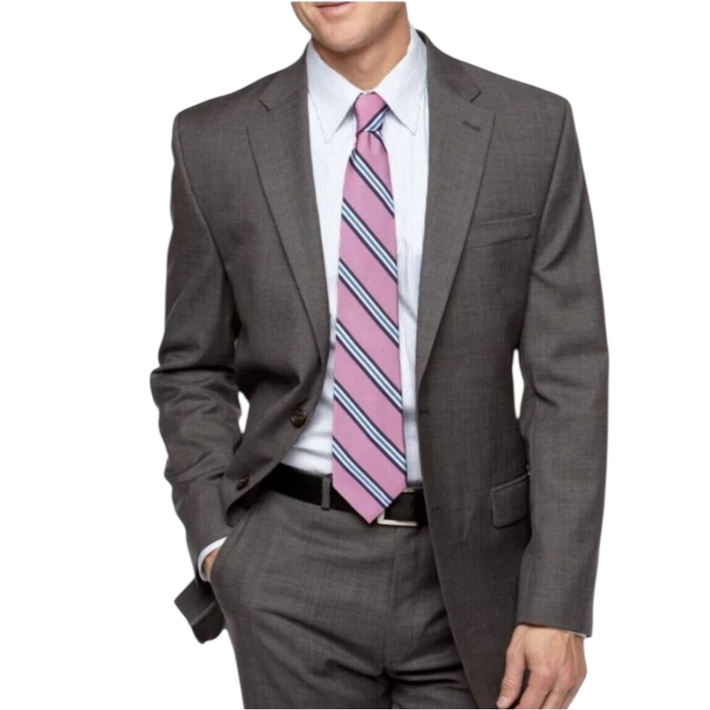 LAUREN RALPH LAUREN Ultraflex Suit Blazer in Grey Size 40S —NWT— PRICED TO SELL!